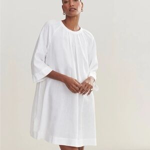 Jenni Kayne Linen August Dress White